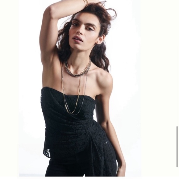 MARE MARE ANTHROPOLOGIE Lace Tube Top - Picture 6 of 10